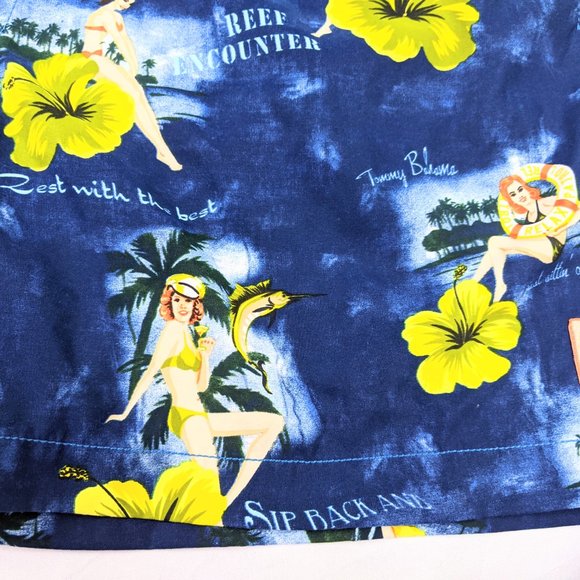 Tommy Bahama Sit Back & Relax Swim Shorts SZ L - Picture 5 of 10